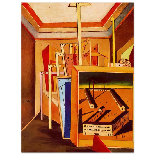 Metaphysical Interior Of Studio by Giorgio de Chirico (1948) – art poster, view 2