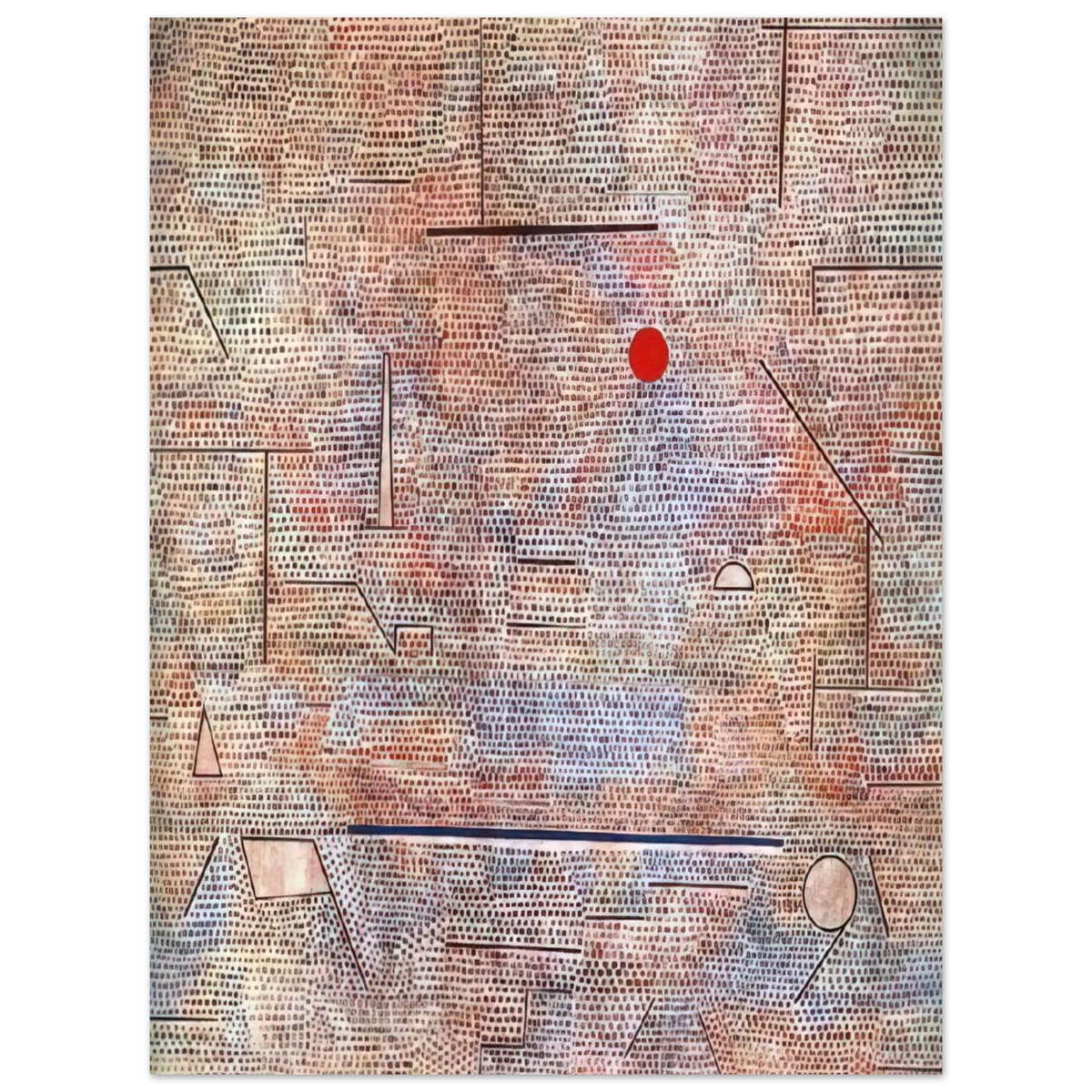 Cacodemonic by Paul Klee (1916) – art poster