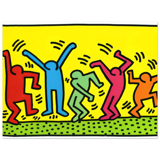 Untitled Dance by Keith Haring (1987) – art poster, view 2