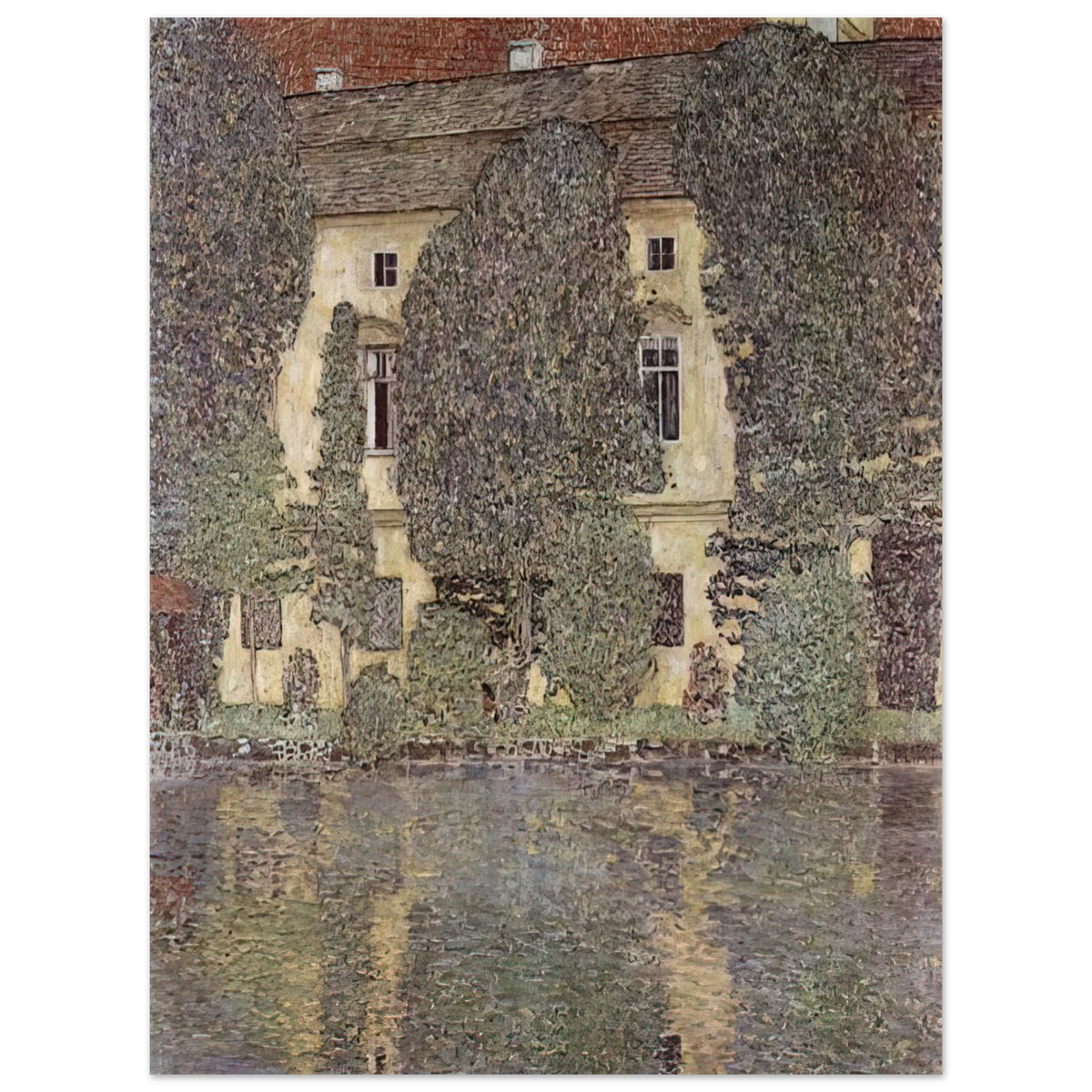 The Schloss Kammer On The Attersee Iii by Gustav Klimt (1910) – art poster