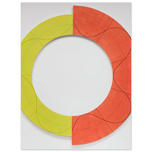 Split Ring Image 1 by Robert Mangold (2009) – art poster, view 2