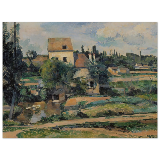 Moulin De La Couleuvre At Pontoise by Paul Cézanne – art poster, view 2