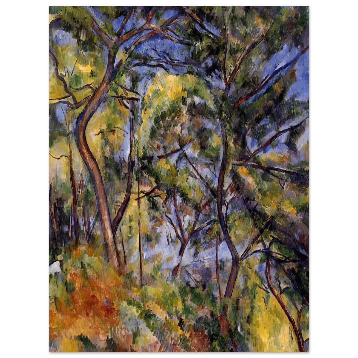 Forest by Paul Cézanne – art poster