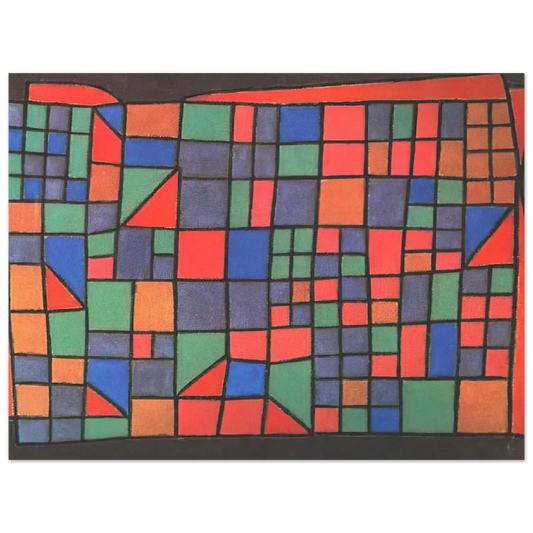 Glass Facade by Paul Klee (1940) – art poster, view 2