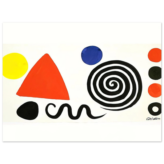 Abstraction by Alexander Calder (1966) – art poster, view 2