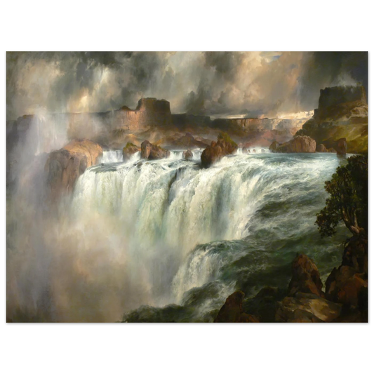 Shoshone Falls On The Snake River by Thomas Moran – art poster, view 2