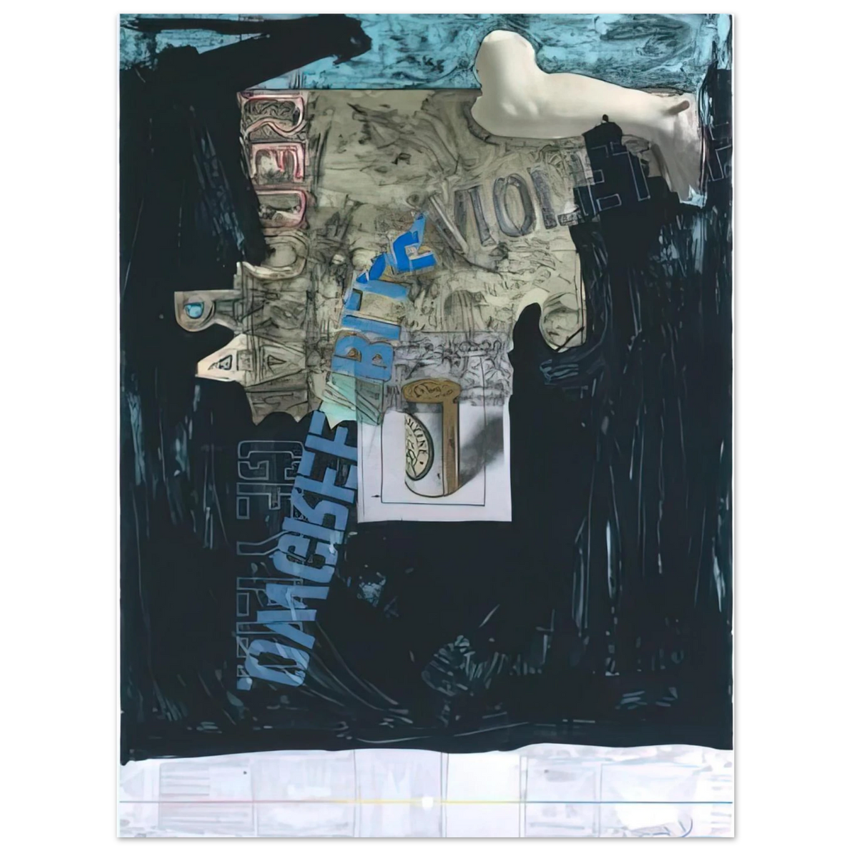 Decoy by Jasper Johns (1971) – art poster