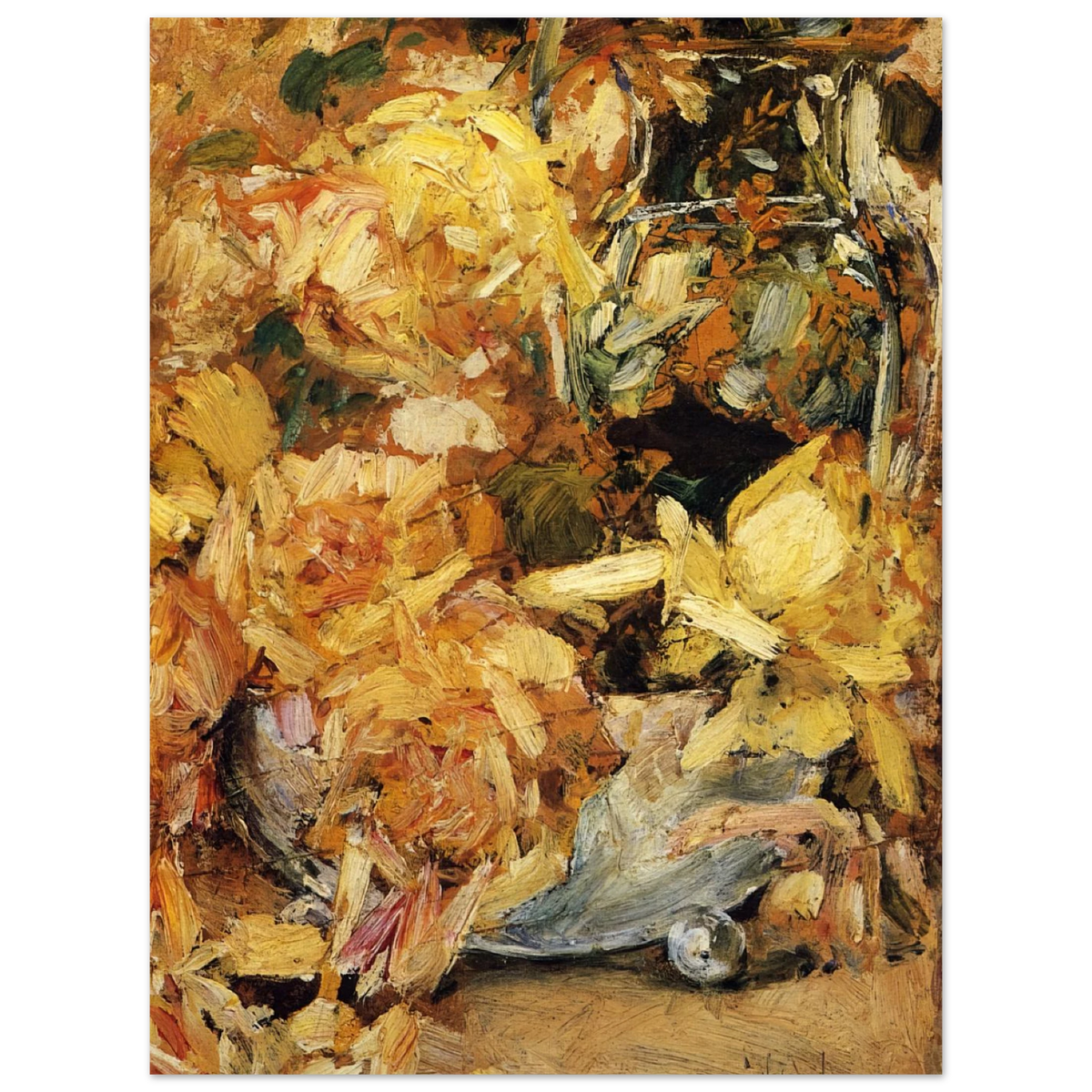 Roses by Childe Hassam – art poster