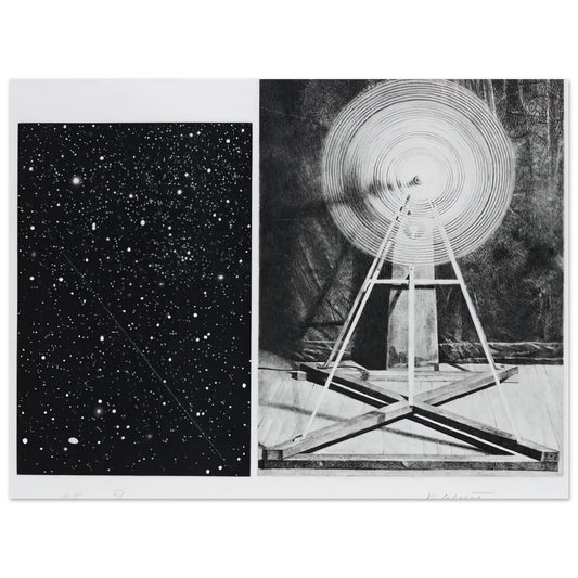 Concentric Bearings A by Vija Celmins (1984) – art poster, view 2