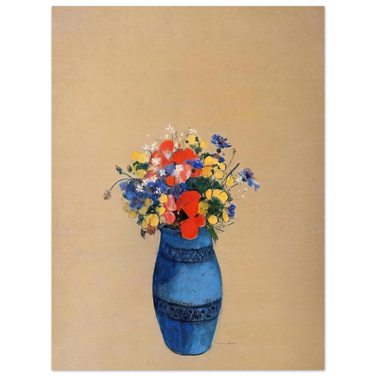 Vase Of Flowers 6 by Odilon Redon – art poster