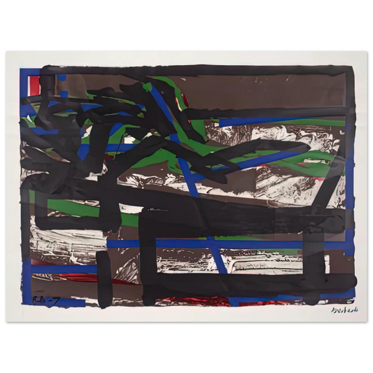 Reclining Figure II by Frank Auerbach – art poster, view 2