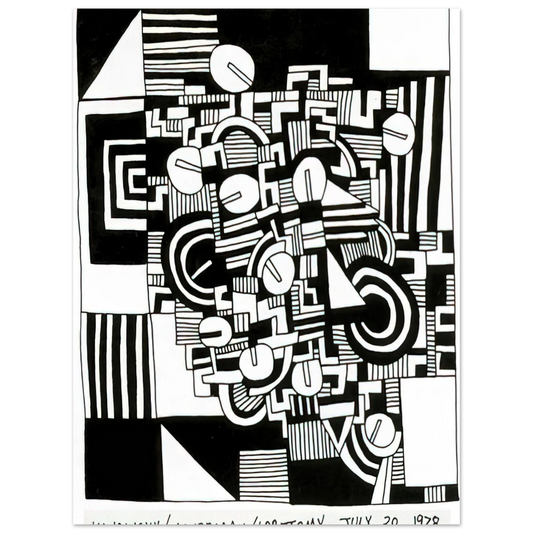 Untitled by Keith Haring (1978) – art poster, view 2