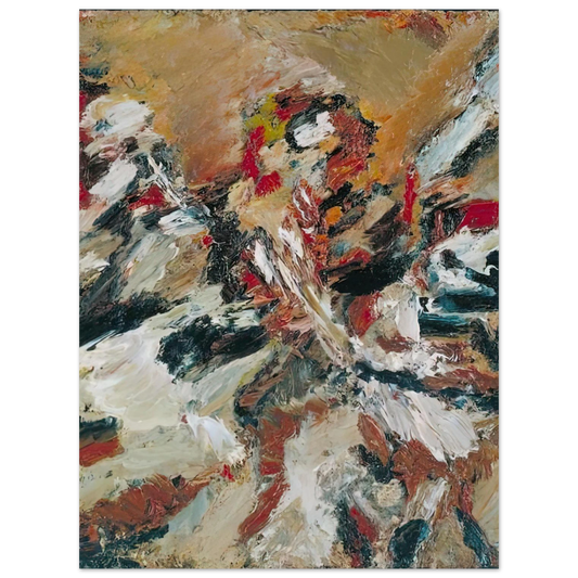 Study After Titian I by Frank Auerbach – art poster, view 2