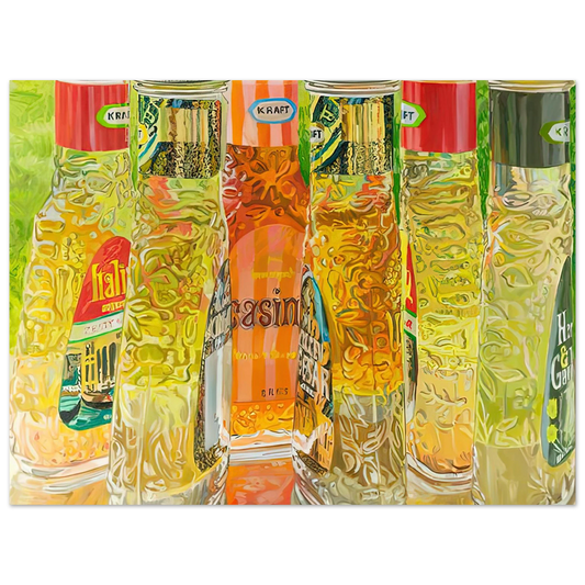 Kraft Salad Dressing by Janet Fish (1973) – art poster, view 2