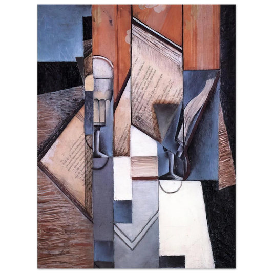 The Book by Juan Gris (1913) – art poster, view 2