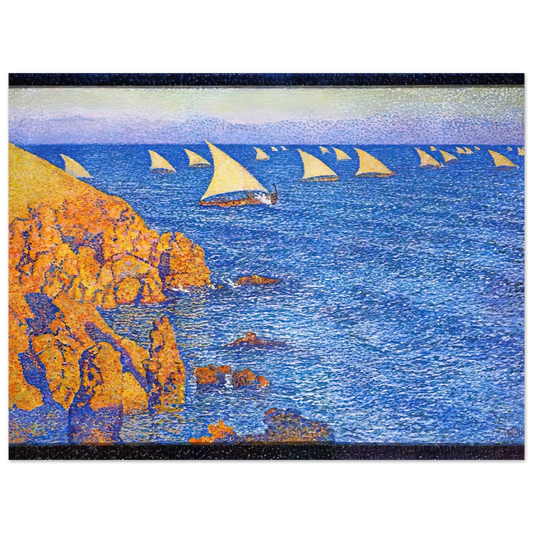 The Regata by Theo van Rysselberghe (1892) – art poster, view 2