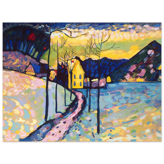 Winter Landscape by Wassily Kandinsky (1909) – art poster, view 2