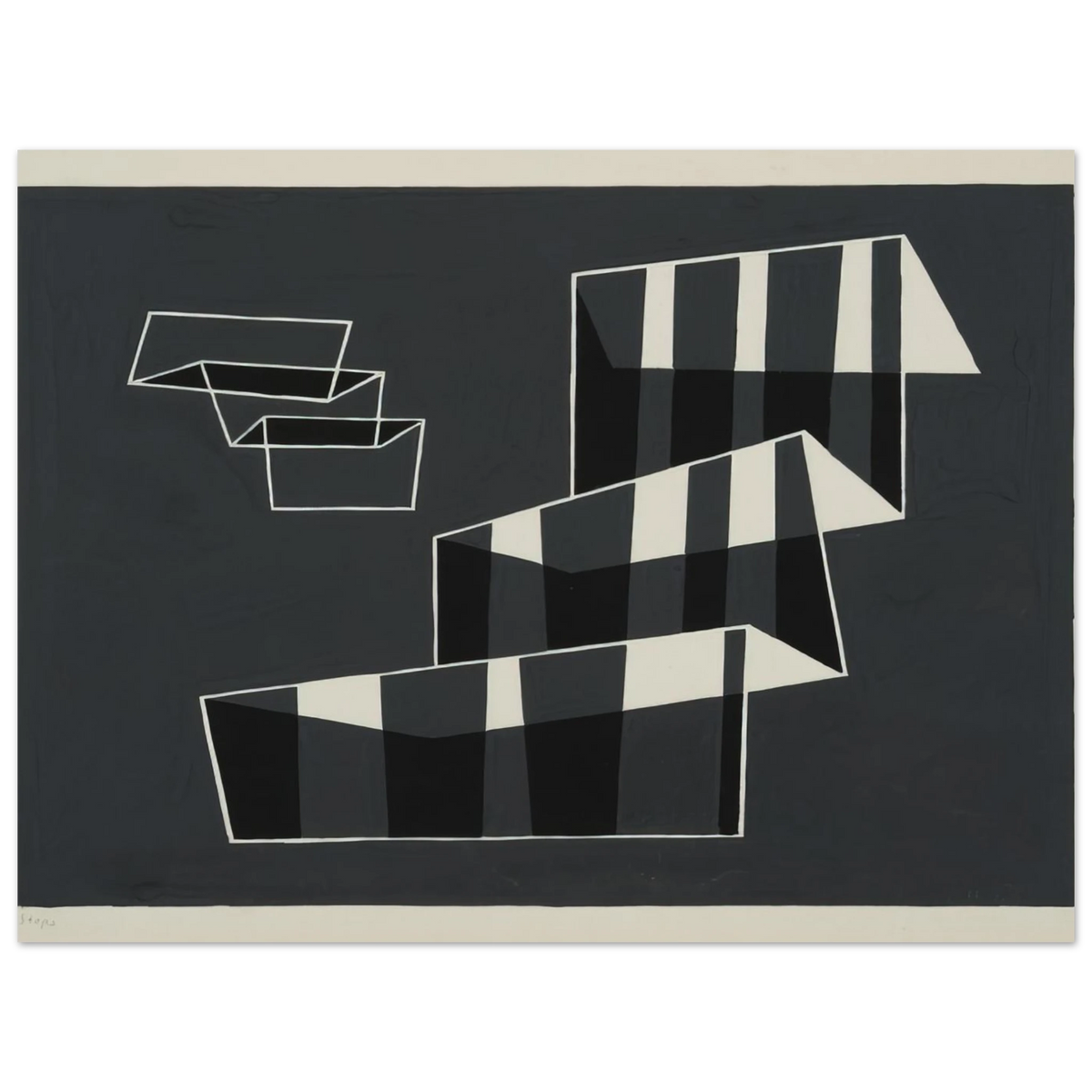 Steps by Josef Albers (1932) – art poster