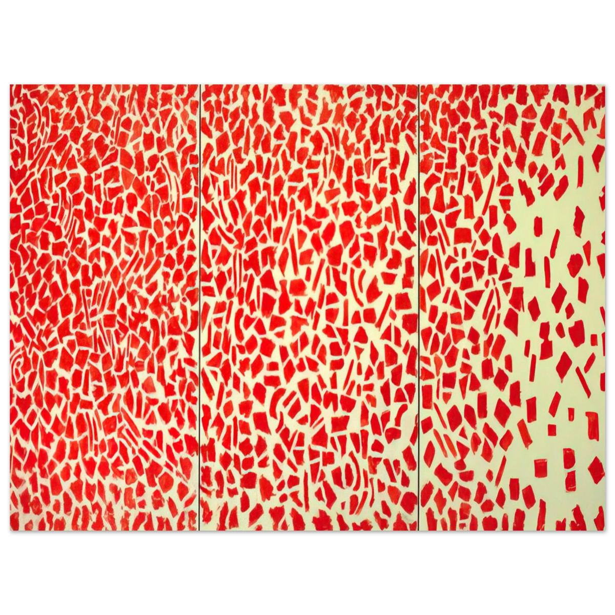 Red Azaleas Singing And Dancing Rock And Roll Music by Alma Woodsey Thomas (1976) – art poster
