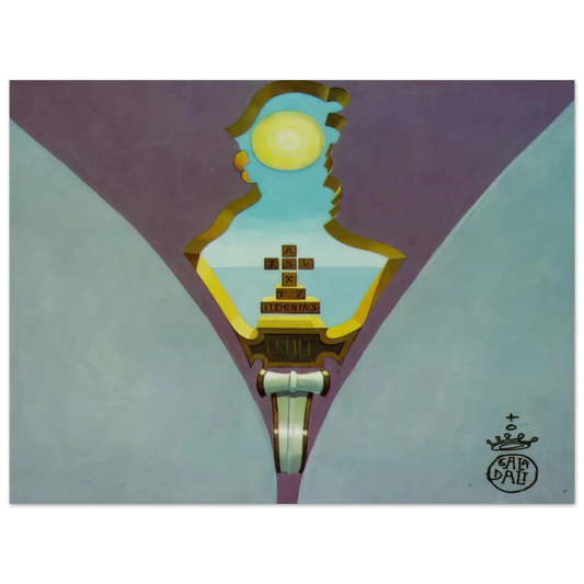 Homage To Raimundus Lullus Design For A Ceiling Painting by Salvador Dali – art poster, view 2