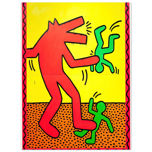 Untitled 1 by Keith Haring (1982) – art poster, view 2