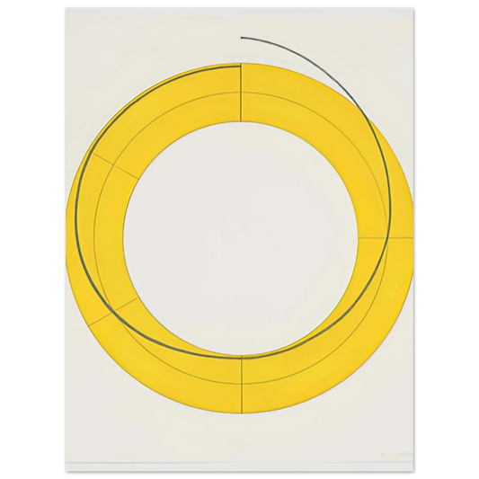 Ring A Yellow by Robert Mangold (2010) – art poster, view 2