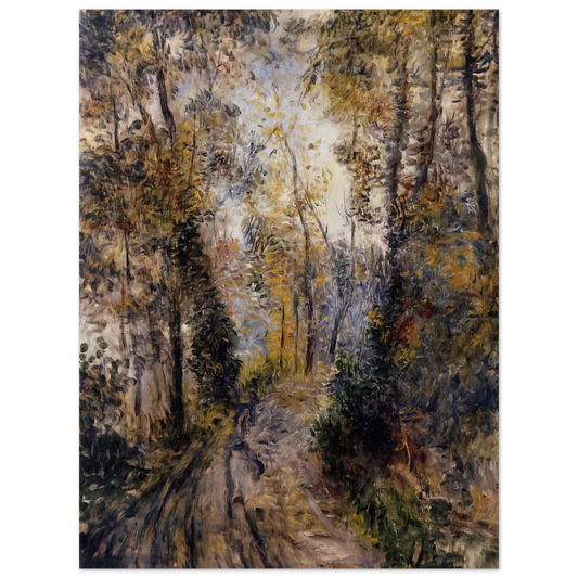 The Path Through The Forest by Pierre-Auguste Renoir – art poster, view 2