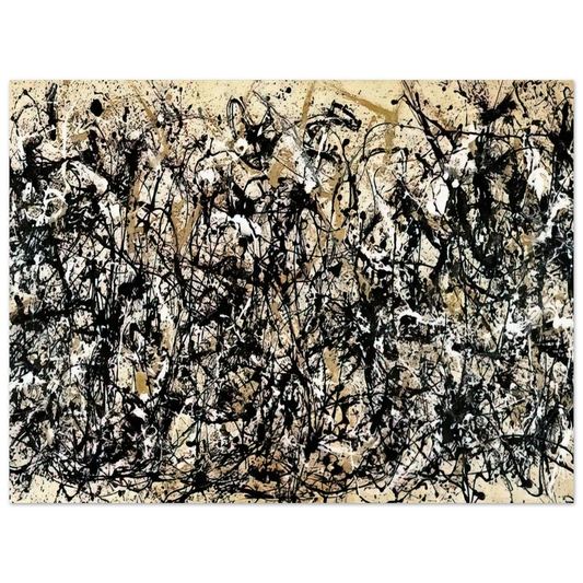 Untitled Artwork No. 2 by Jackson Pollock – art poster, view 2