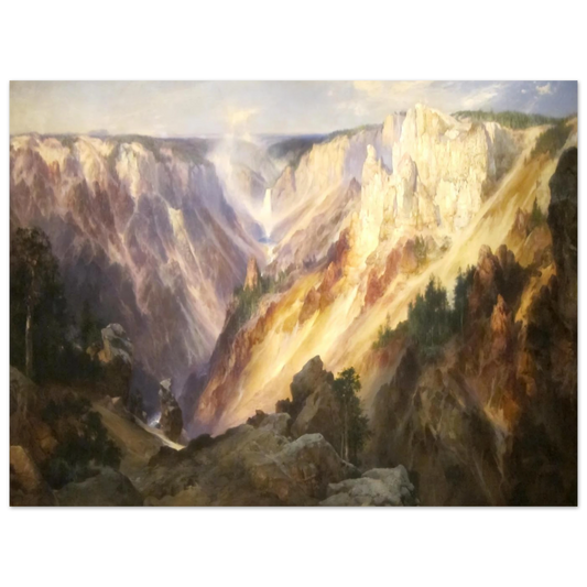 Grand Canyon Of The Yellowstone by Thomas Moran – art poster, view 2