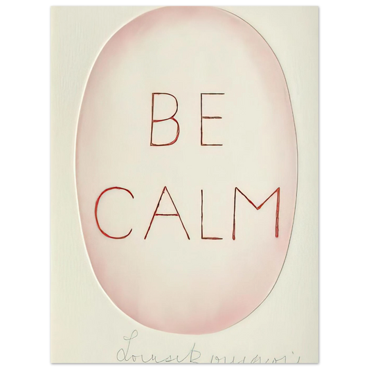 Be Calme October 1st 31st by Louise Bourgeois – art poster, view 2