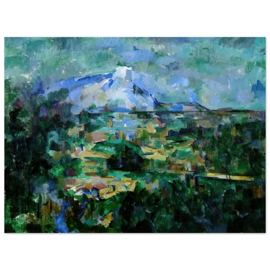 Montagne Sainte-Victoire From Lauves by Paul Cézanne – art poster, view 2