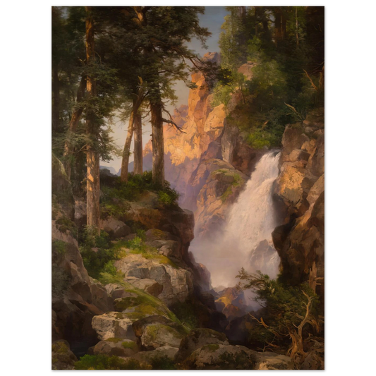 Falls At Toltec Gorge by Thomas Moran – art poster, view 2