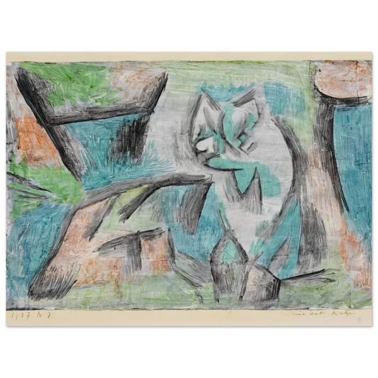 A Kind Of Cat by Paul Klee (1937) – art poster, view 2
