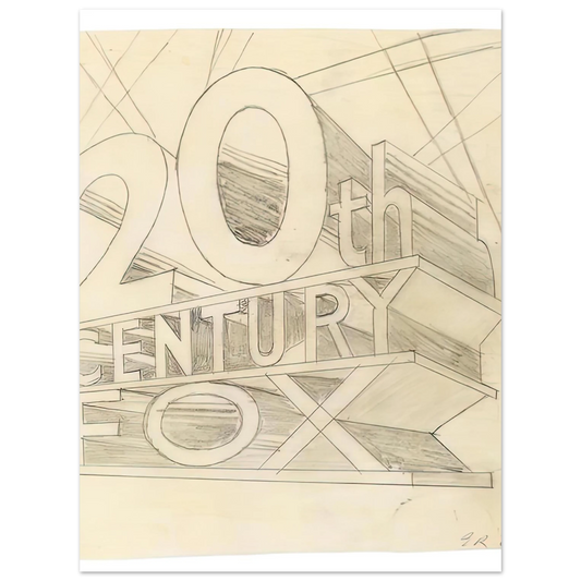 Trademark Study 3 by Edward Ruscha (1962) – art poster, view 2