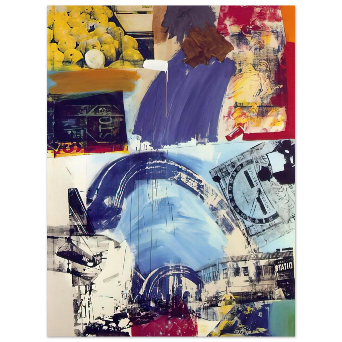 Harbor by Robert Rauschenberg – art poster