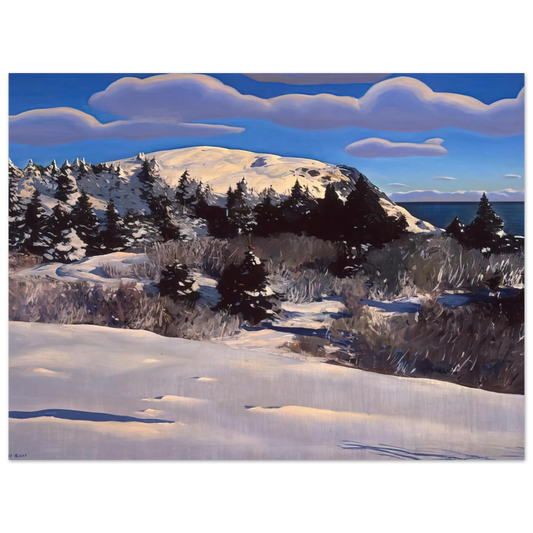 Maine Headland, Winter by Rockwell Kent – art poster, view 2