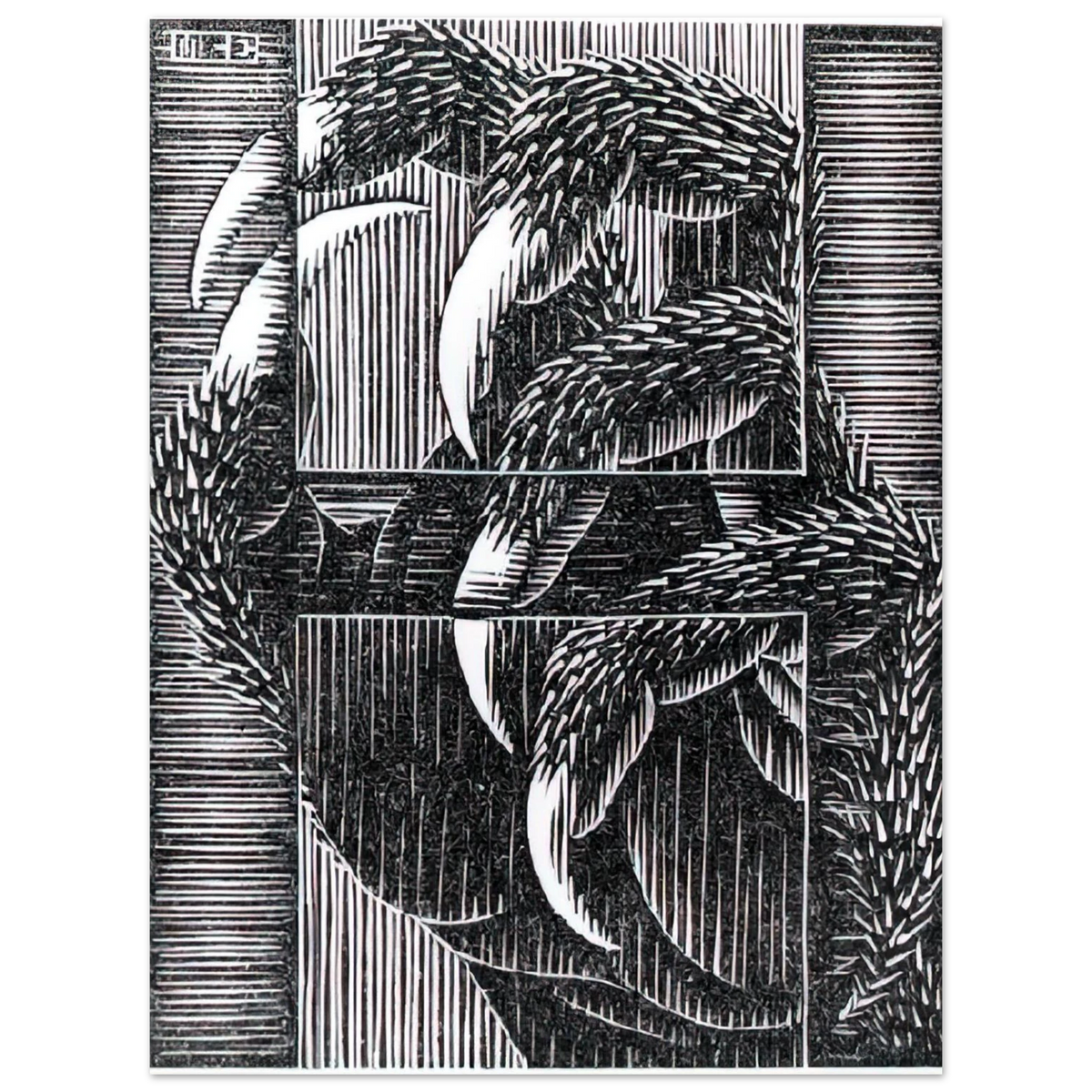 Untitled Print No. 13 by M.C. Escher – art poster