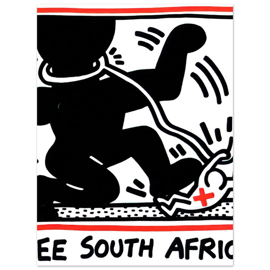 Free South Africa by Keith Haring (1985) – art poster, view 2