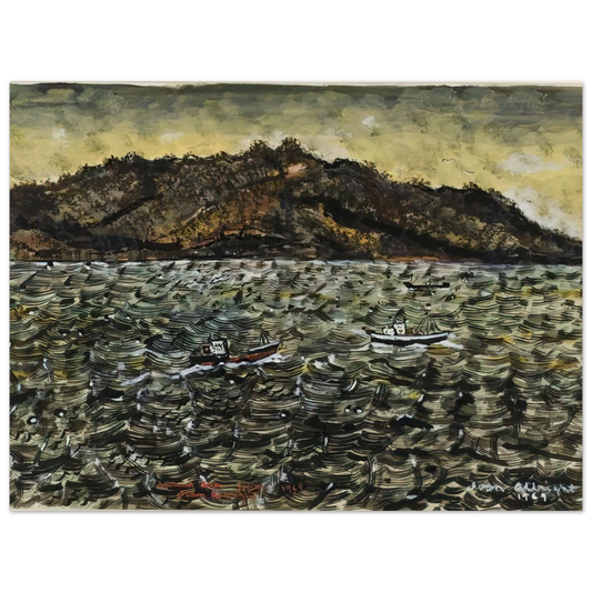 Inland Sea Japan From Boat by Ivan Albright – art poster, view 2