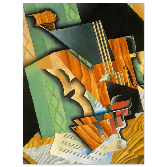 Violin And Glass by Juan Gris (1915) – art poster, view 2