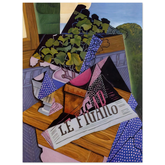 A Pot Of Geraniums by Juan Gris (1915) – art poster, view 2