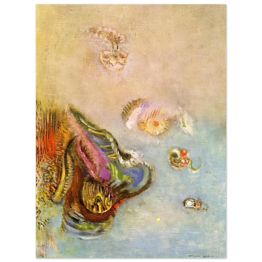 Animals Of The Sea by Odilon Redon (1910) – art poster, view 2