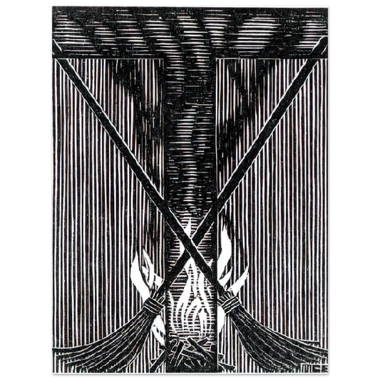 Initial T by M.C. Escher – art poster, view 2
