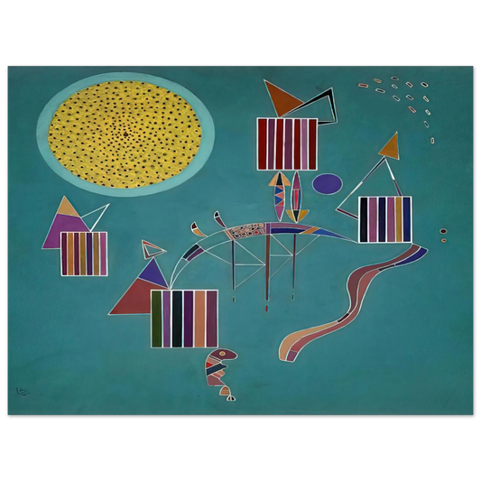 Intime Message by Wassily Kandinsky (1942) – art poster, view 2