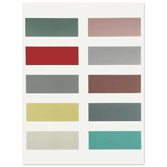 Ten Colours by Gerhard Richter (1966) – art poster, view 2