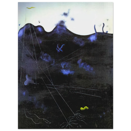 Blue Bed by Yves Tanguy – art poster, view 2