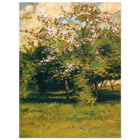 Blossoming Trees by Childe Hassam – art poster, view 2