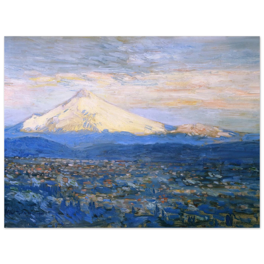 Mount Hood by Childe Hassam – art poster, view 2