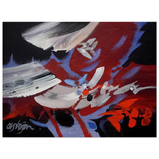 Vientos by Alejandro Obregon (1989) – art poster, view 2