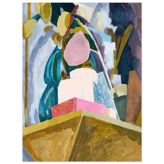 Still Life On Corner Of A Mantelpiece by Vanessa Bell (1914) – art poster, view 2